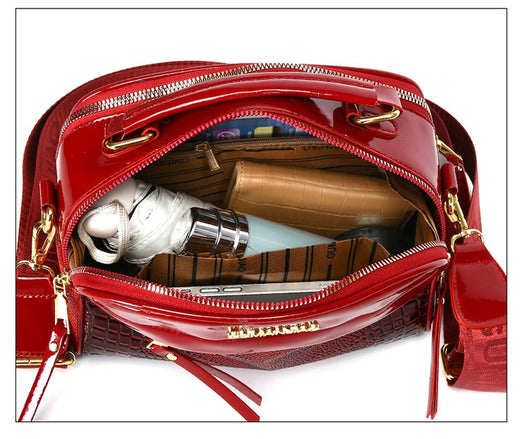 Bolso Mamá Grande de Capacidad Amplia - Bolsa Práctica Mujer Color Sólido - Image 21
