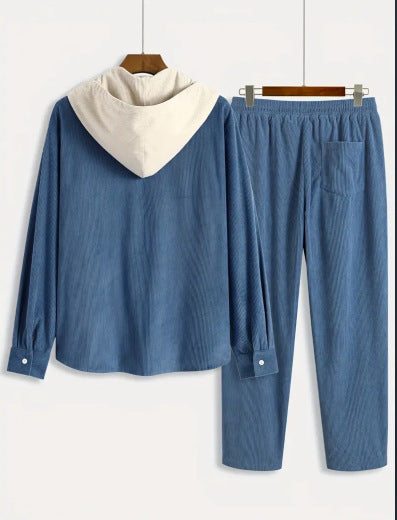 Sudadera con Capucha Waffle Texturizada - Conjunto Dos Piezas Moderno - Image 17