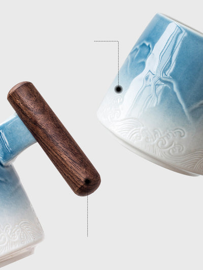 Taza Cerámica con Degradado y Tapa Térmica - Image 11
