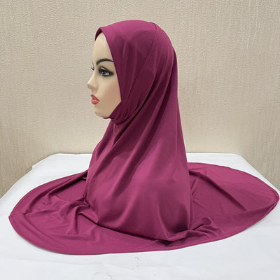 Turbante Ligero de Gasa Malaya - Pañuelo Multiuso en Colores Sólidos - Image 31