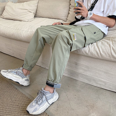 Pantalones Casuales Hip Hop Reforzados para Estudiantes - Image 9