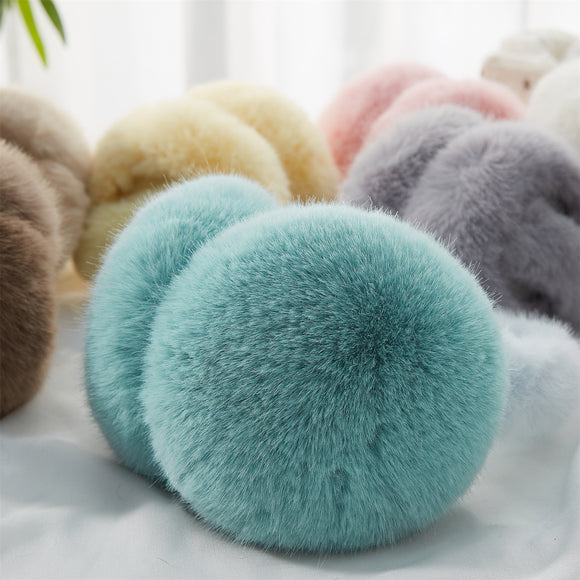 Fox Fur Earmuffs - Total Cold Protection