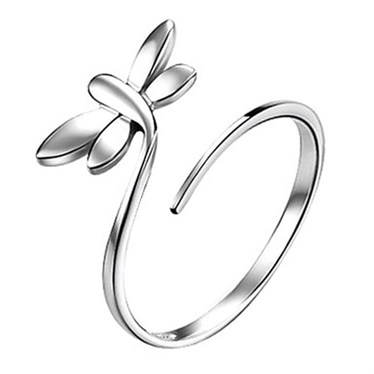 Anillo Libélula Plateado - Image 6
