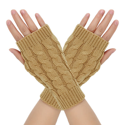 Guantes de Lana Cálidos con Dedos Abiertos para Hombre - Image 10