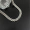Cadena Cubana de Aleación con Strass Estilo Hip-hop para Hombre