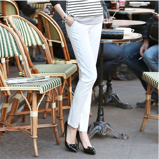 Pantalones de Oficina Talla Grande para Mujer - Corte Lápiz Formal - Image 6