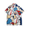 Playera Estampado Flores Doodle para Hombre y Mujer Verano