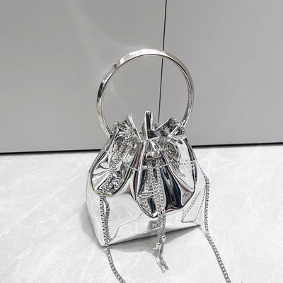 Bolso Mensajero de Cadena Metálica para Mujer - Image 6