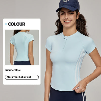 Top de Yoga Manga Corta Premium - Ajuste Slim Verano - Image 6