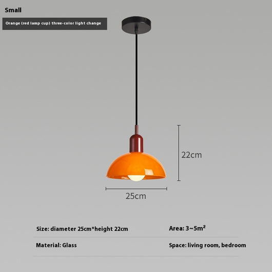 Lámpara Colgante Bauhaus Retro de Cristal para Restaurante - Image 45