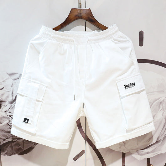 Pantalones Cortos de Trabajo Hombre Estilo Hip-hop Sueltos Casuales - Image 11
