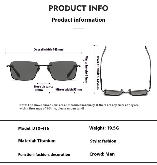Gafas de Sol Polarizadas Titanio Puro DTX416 con Opción de Lentes Miópicas para Mujer - Image 9