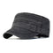 Gorra de Algodón Lavado Puro Color Liso para Hombre - Protección Solar Outdoor