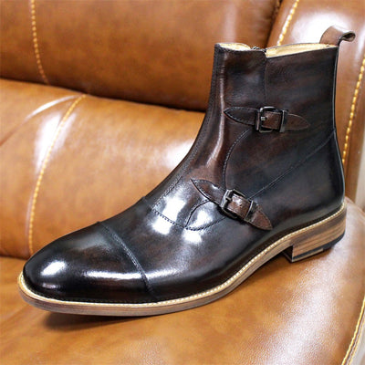 Botas Altas de Cuero para Hombre con Suela Articulada - Image 4