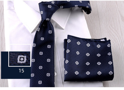 Combo Corbata y Pañuelo de Bolsillo para Hombre Profesional - Image 16