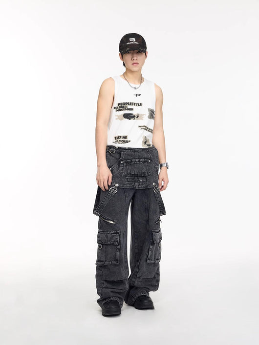 Pantalones Vaqueros Estilo Vintage Americano con Costuras de Diseño - Image 32