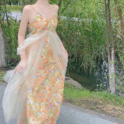 Vestido Hada de Malla con Patchwork Estampado - Image 5