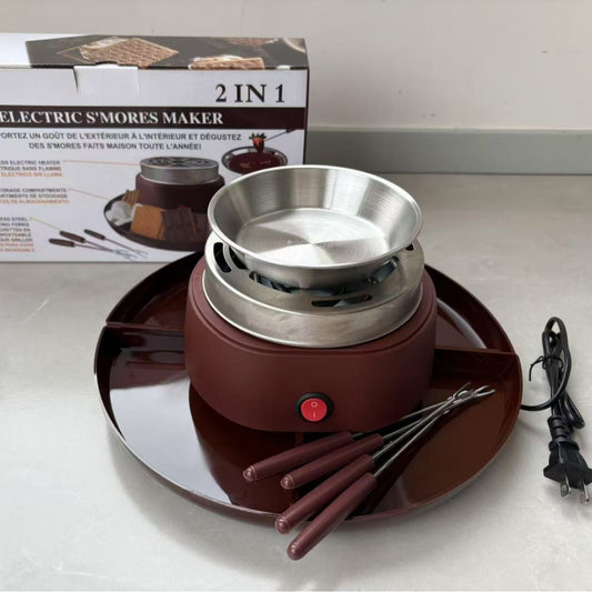 Fondue de Chocolate y Malvaviscos Tostados con Queso Derretido - Image 2