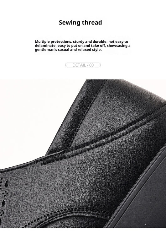 Zapatos de Vestir Ejecutivos en Cuero Suave con Punta Pronunciada - Image 9