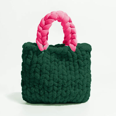 Bolsa Bucket Tejida a Mano para Mujer - Image 19