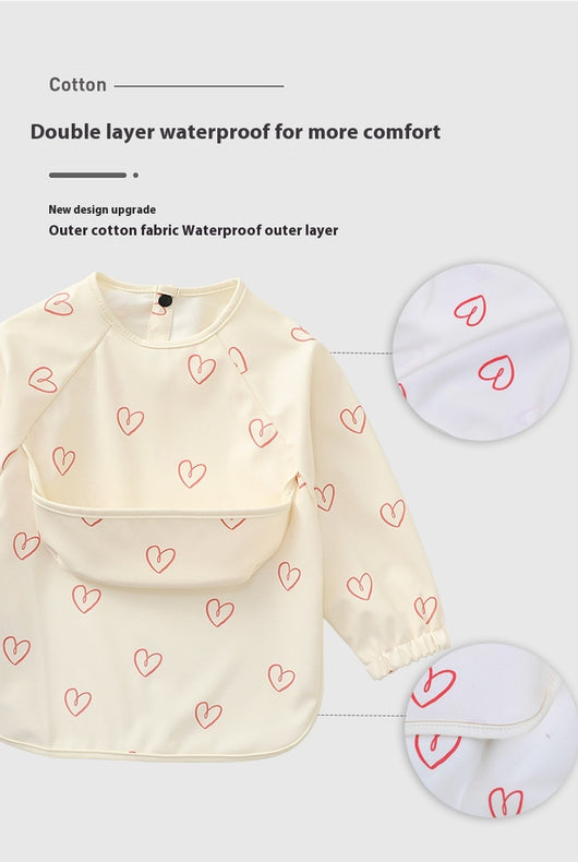 Babero Infantil de Manga Larga con Bolsillo - Protección Total para la Comida - Image 18