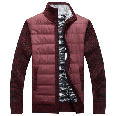 Cardigan de Lana Gruesa con Cierre y Cuello Alto - Image 12