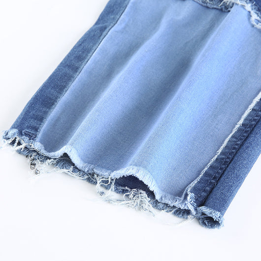 Jeans Slim Ajustados de Talle Alto con Contraste Moderno - Image 16
