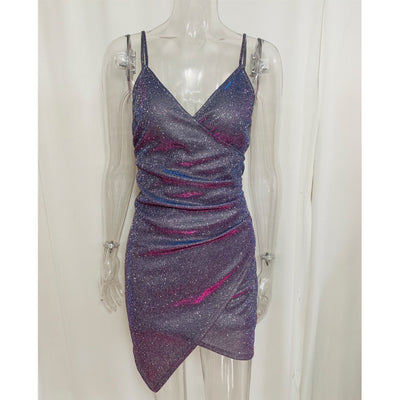 Vestido Dorado Brillante sin Espalda - Diseño Elegante para Primavera y Verano - Image 15