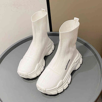 Botas Deportivas de Suela Gruesa con Altura Aumentada y Tecnología Flyknit - Image 19