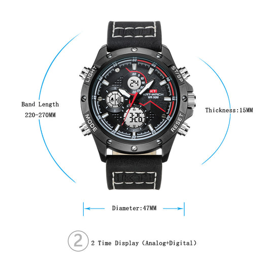 Reloj Deportivo Multifunción para Hombre con Tecnología Digital - Image 9