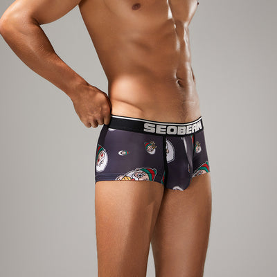 Calzoncillos Hombre Navidad Estampado Cintura Media Slim Fit - Image 33
