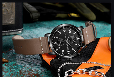 Reloj Deportivo de Acero Inoxidable con Cronógrafo de Cinco Manecillas - Image 9