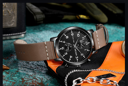 Reloj Deportivo de Acero Inoxidable con Cronógrafo de Cinco Manecillas - Image 9
