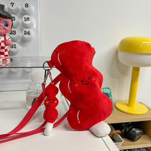 Bolsa Bandolera Peluche Fresas con Caramelo - Image 8