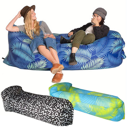 Colchón Inflable Portátil para Camping y Playa - Cama de Aire Impermeable - Image 5