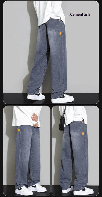 Pantalones Rectos Holgados para Hombre - Image 13