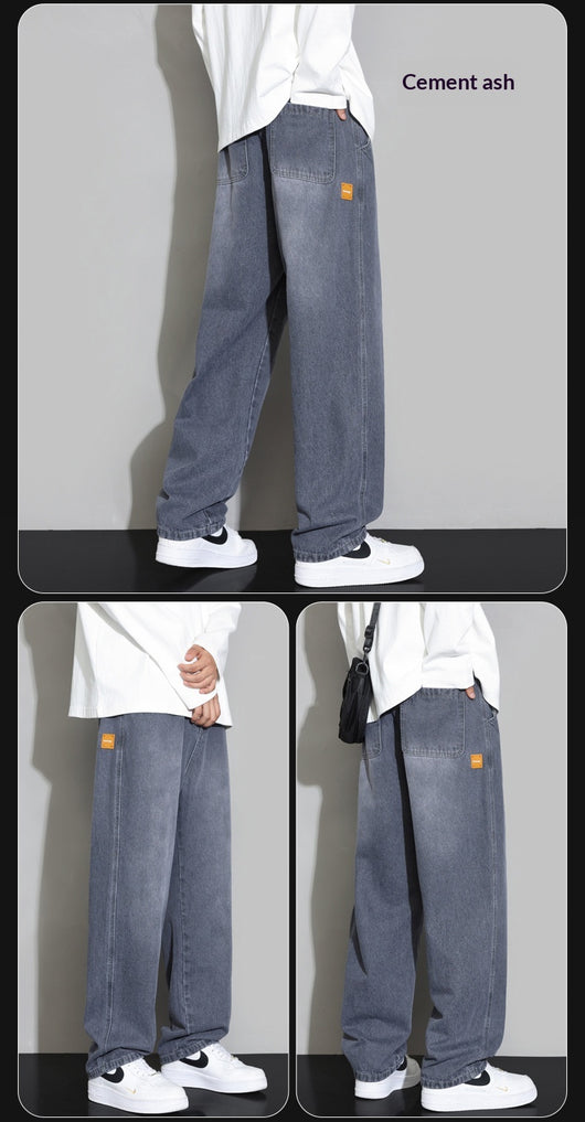 Pantalones Rectos Holgados para Hombre - Image 13