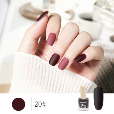 Esmalte de Uñas Mate Nude sin Horno de Secado Rápido - Image 22