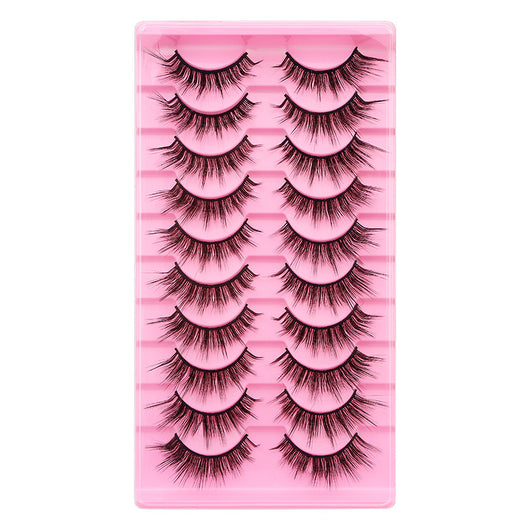 10 Pares de Pestañas Postizas Voluminosas con Rizo Natural - Image 13