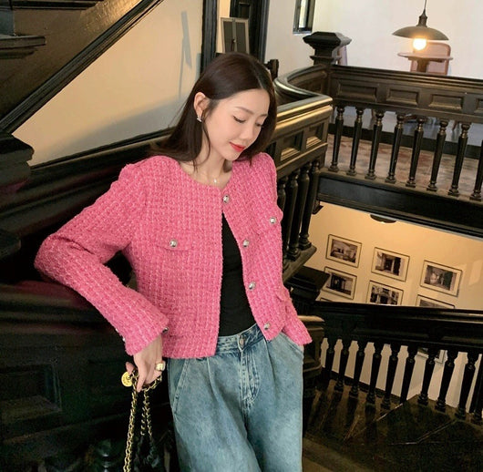 Abrigo Elegante Estilo Chanel para Mujer - Image 8