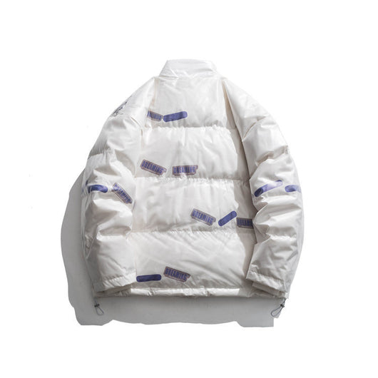 Chaqueta Acolchada con Cuello Mao para Hombre Joven - Image 3