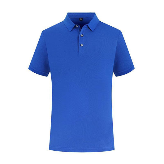 Polo de Manga Corta Color Sólido con Solapa - Image 19