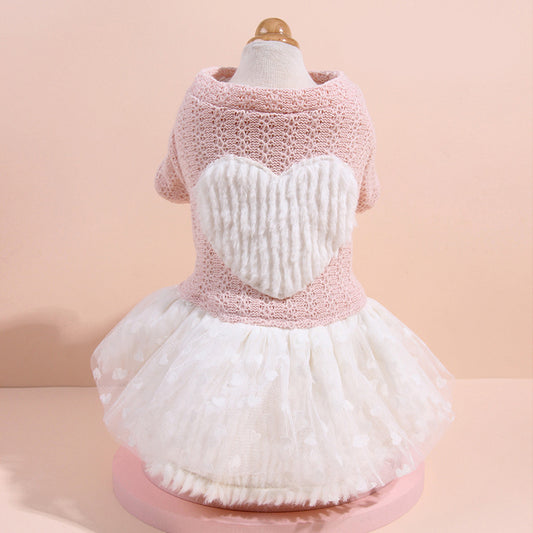 Falda Tejida de Lana Gruesa para Mascotas - Diseño Adorable - Image 2