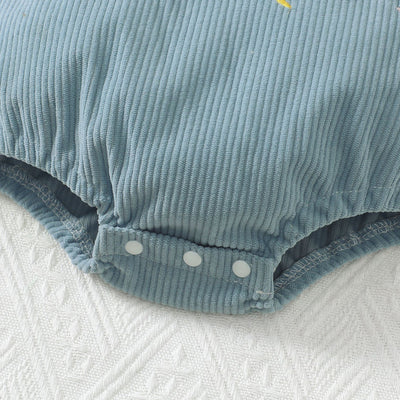 Mameluco de Pana con Bordado y Tirantes para Bebé de 1 Año - Image 10