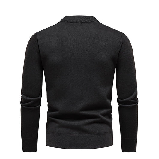 Suéter para Hombre con Forro Polar Grueso Cuello Redondo - Image 19