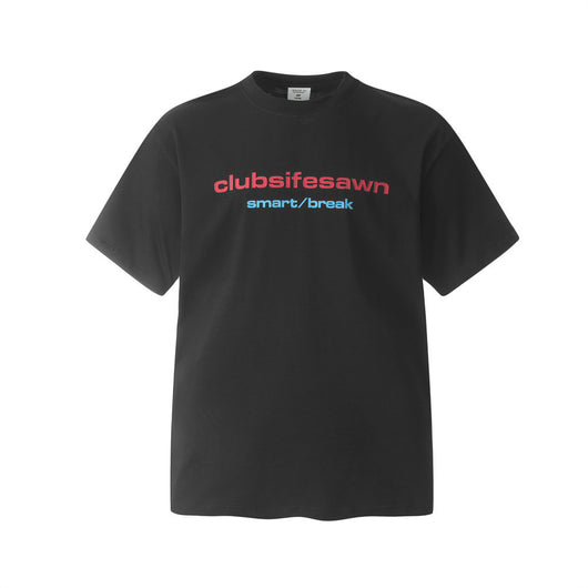 Camiseta de Manga Corta con Estampado de Letras para Hombre