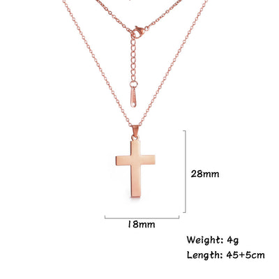 Dije Minimalista de Oro Cruz Elegante para Hombre y Mujer - Image 4