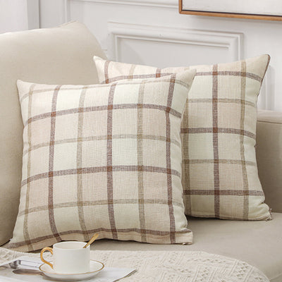 Almohada de Lino y Algodón para Sofá - Diseño Liso y Elegante - Image 21