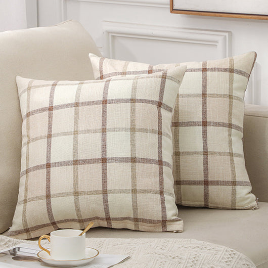 Almohada de Lino y Algodón para Sofá - Diseño Liso y Elegante - Image 21