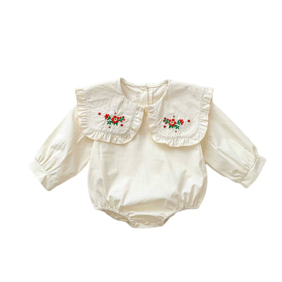 Vestido para Bebé Niña con Solapa y Flores Rotas - Image 5